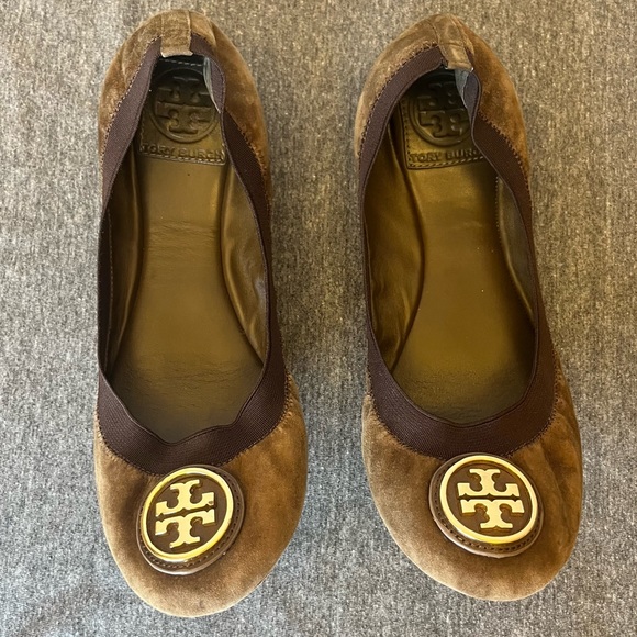 Tory Burch Shoes - Tory Burch Suede Ballet Flats